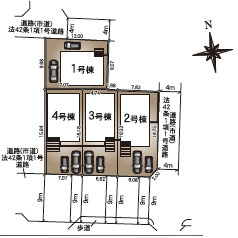 仲介手数料不要　クレイドルガーデン東区水源第2【泉ヶ丘小・東野中】の区画図