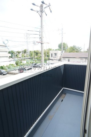 安倉南ガレージハウスのバルコニー