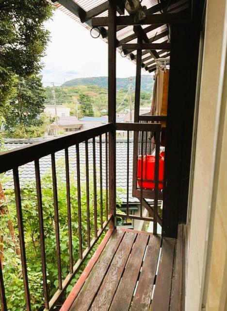 光コーポ　AP一棟のバルコニー