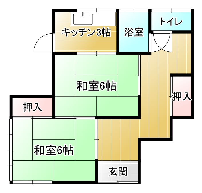 光コーポ　AP一棟の間取り|102