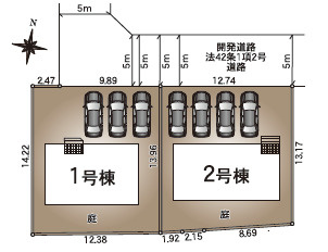 仲介手数料不要　クレイドルガーデン北区梶尾町第10【北部東小・北部中】の間取り
