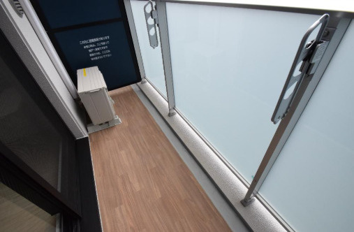 LaDouceur今池南のバルコニー