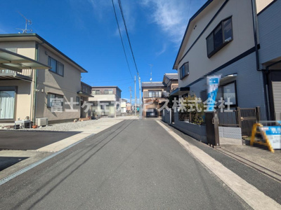 【前面道路含む現地写真】 | 磐田市見付 中古戸建て | 前面道路です