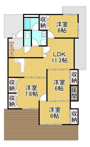 グランドシャルマンの間取り