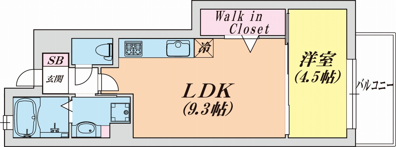 クレールメゾンの間取り