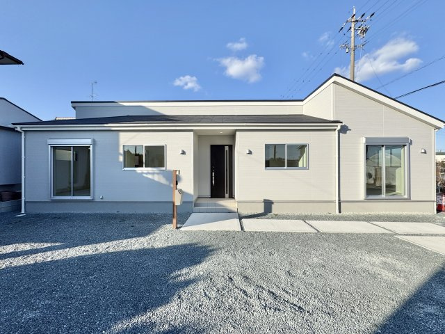 磐田市赤池　4期　1号棟の外観|人気の平屋建てです♪