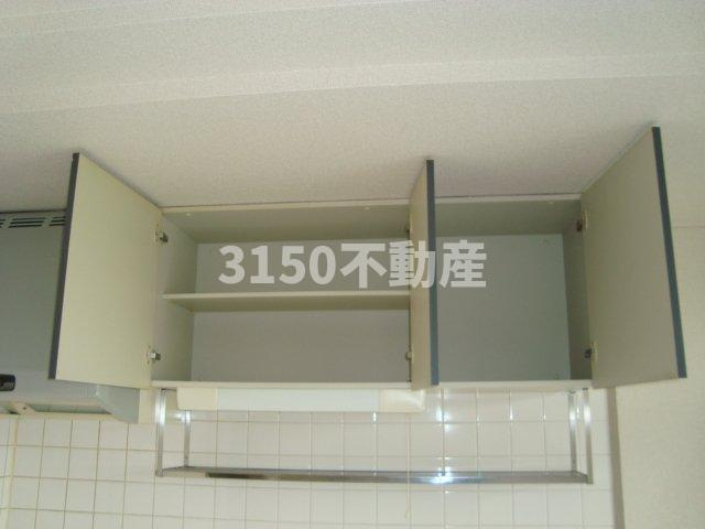 エクセルハイム１０のキッチン|キッチン吊戸棚