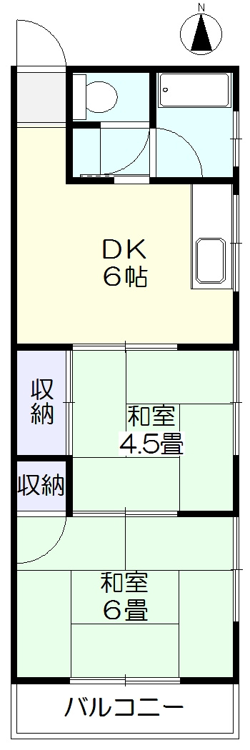 コーポ高千穂の間取り