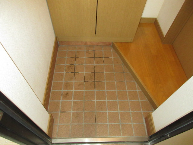 クィーズン緑の玄関