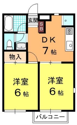 ラフォーレダイゴエステの間取り