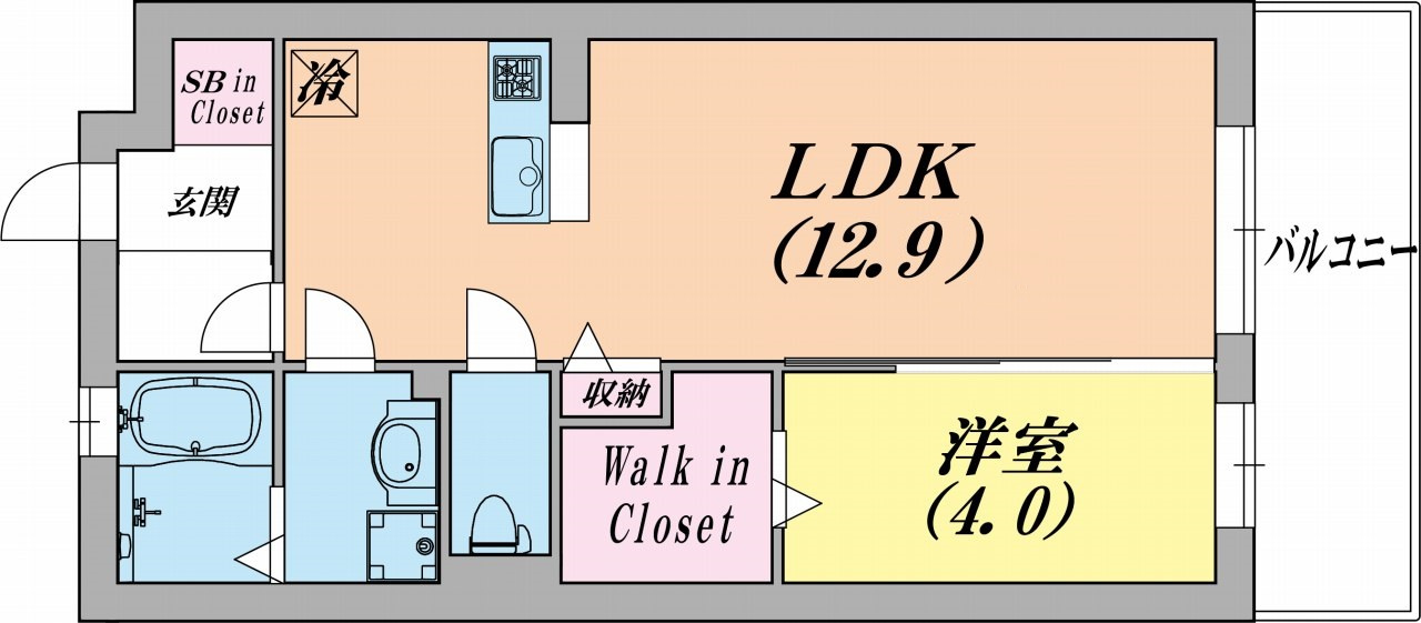 オブ・ヴィラージュの間取り