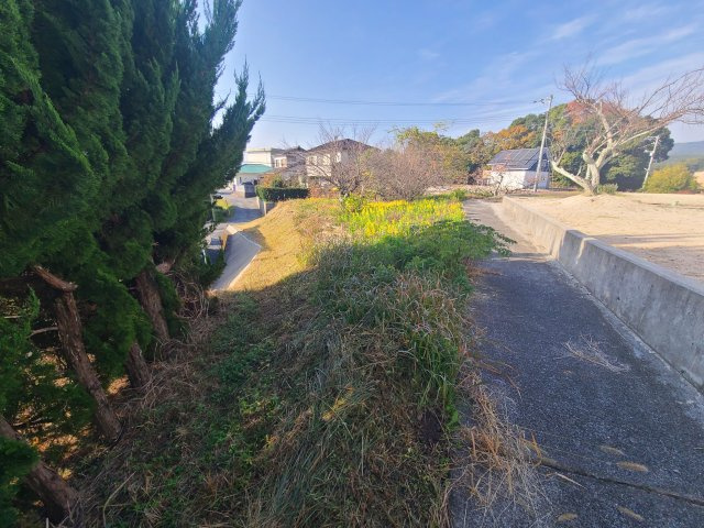 柳井市　余田　畑用地の外観