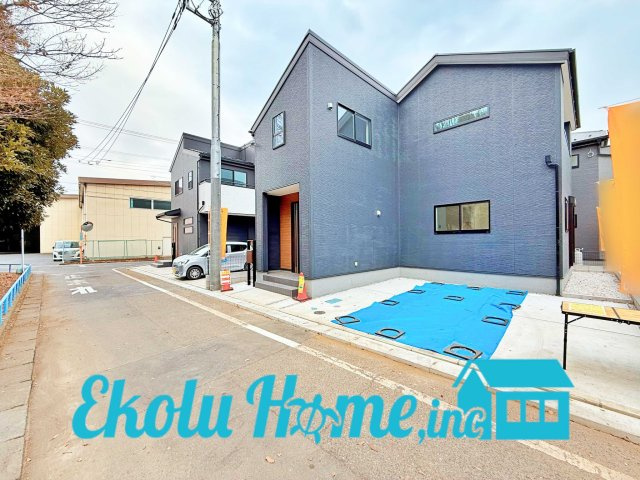 羽村市小作台第７　全６棟　3号棟の前面道路含む現地写真|2026年02月　撮影