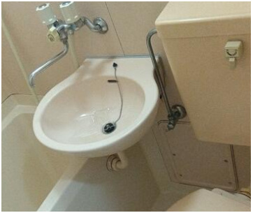 カレッジハウスⅤの洗面所