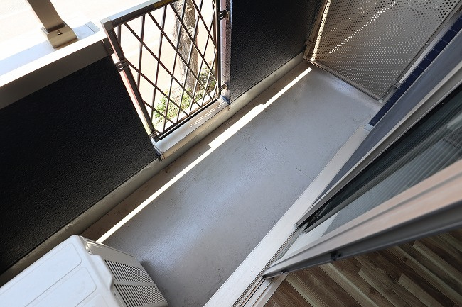 パルティール昭島のバルコニー