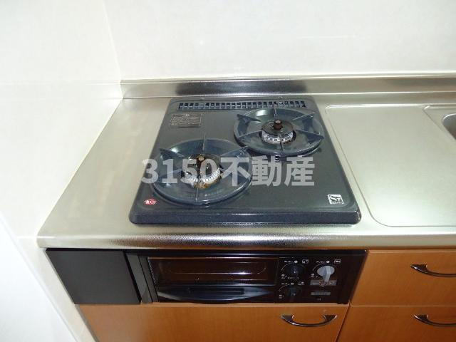 プチコートのキッチン|ガスコンロ（イメージ）