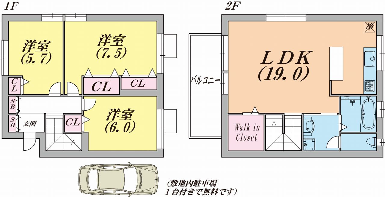 ラプロヴァンスの間取り
