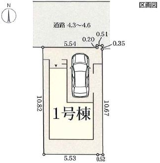 【区画図】 | 池田市豊島北1丁目新築戸建