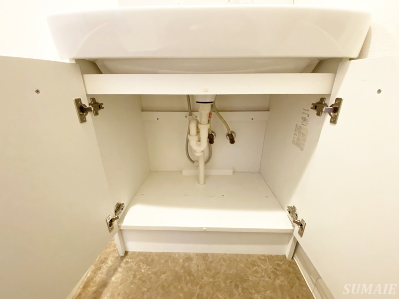 UPWARDの収納|洗面台の収納スペースです☆