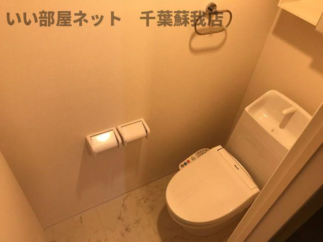 （仮称）市原市五井西新築アパートのトイレ|シンプルで使いやすいトイレです