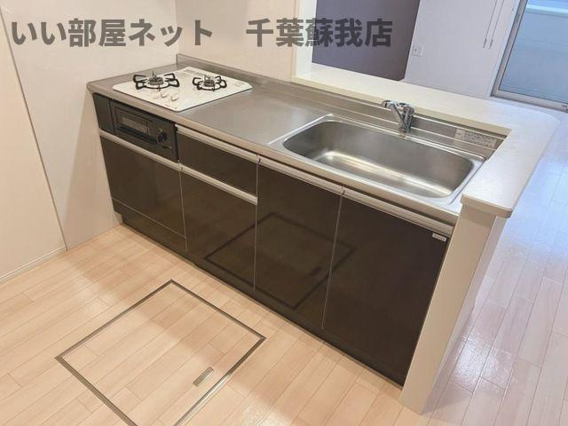 （仮称）市原市五井西新築アパートのキッチン|キッチンでお料理をお楽しみください