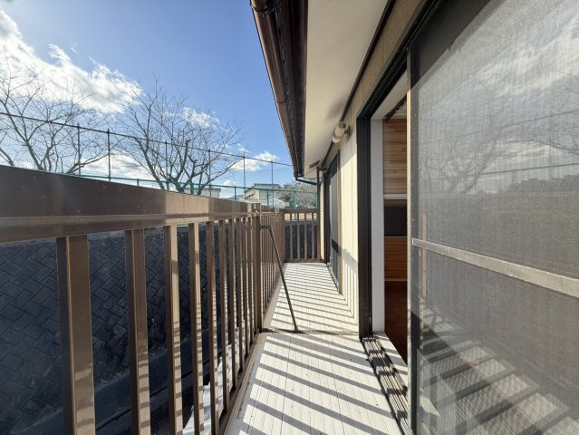 日立市川尻町中古住宅のバルコニー