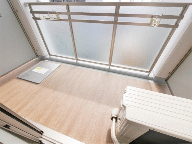 アスヴェル大阪サウスキャナルのバルコニー