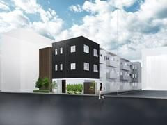 ガーデン小石川の外観パース|ガーデン小石川