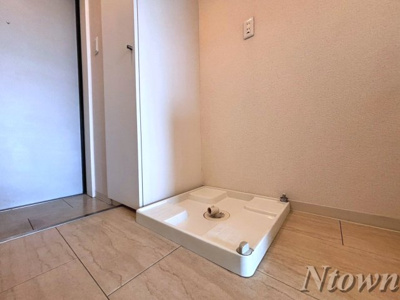 【設備】 | プライマル名古屋吹上 | 洗濯機置き場です