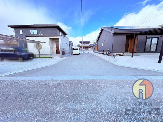 新築建売】筑後市大字熊野の前面道路含む現地写真