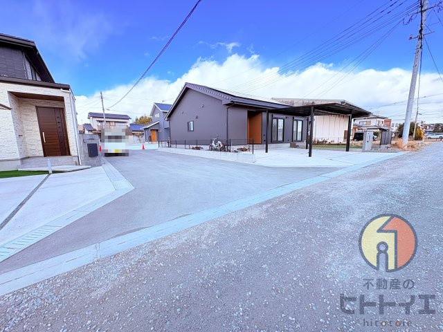 新築建売】筑後市大字熊野の前面道路含む現地写真