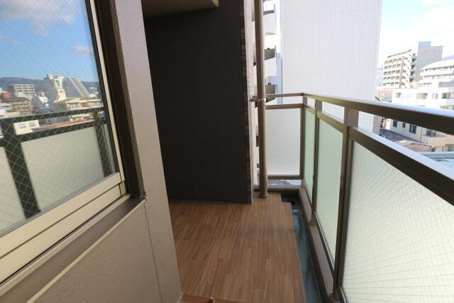 ロイヤルガーデンはりまや町のバルコニー| 