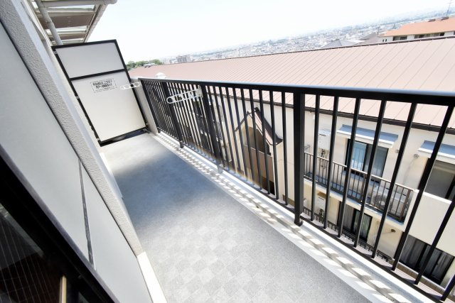 ウエストヒルズⅠのバルコニー