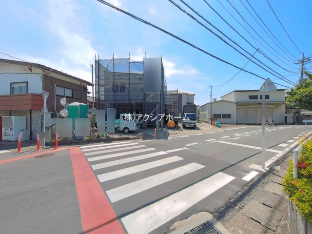 所沢市久米・全1棟　新築一戸建　～ガレージハウス～の前面道路含む現地写真|現地写真（2026年5月19日撮影）