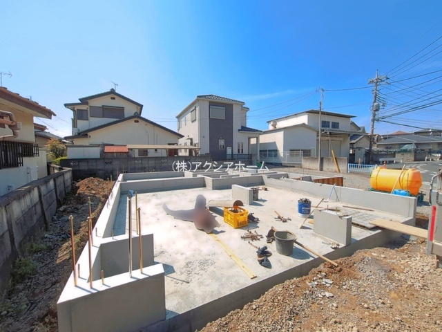 所沢市久米・全1棟　新築一戸建　～ガレージハウス～の外観|2026年2月27日撮影