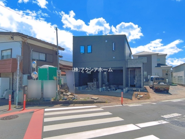 所沢市久米・全1棟　新築一戸建　～ガレージハウス～の外観|現地写真（2026年7月29日撮影）