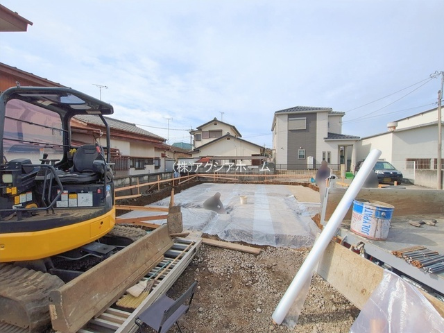 所沢市久米・全1棟　新築一戸建　～ガレージハウス～の外観|2026年2月27日撮影