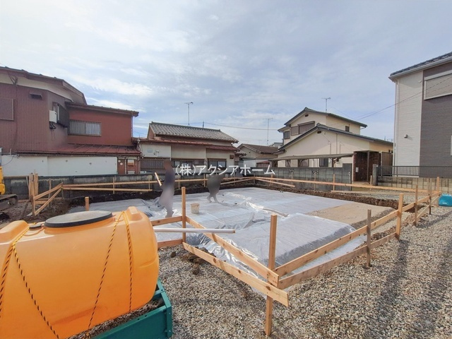 所沢市久米・全1棟　新築一戸建　～ガレージハウス～の前面道路含む現地写真|2026年2月27日撮影