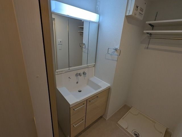 大野城市若草３丁目の賃貸マンションの洗面所