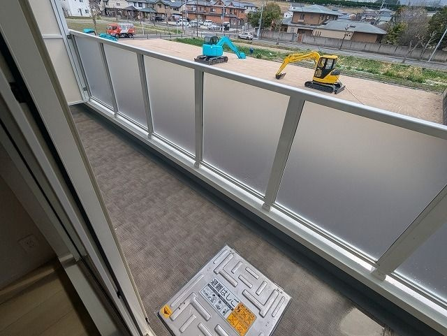 大野城市若草３丁目の賃貸マンションのバルコニー
