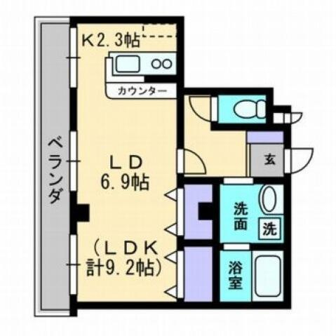 メゾンＳＥＩの間取り|間取図 