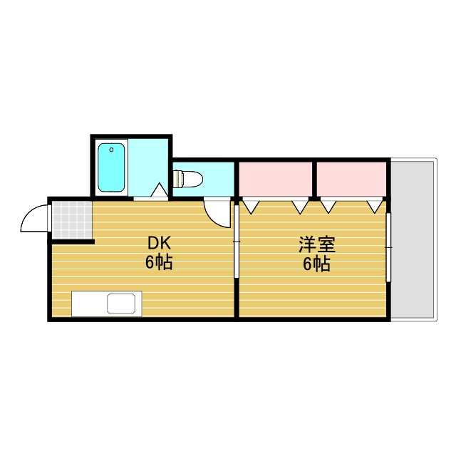 ハイツサンライズの間取り