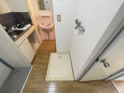 【設備】 | メイティーテン | 室内洗濯機置き場です