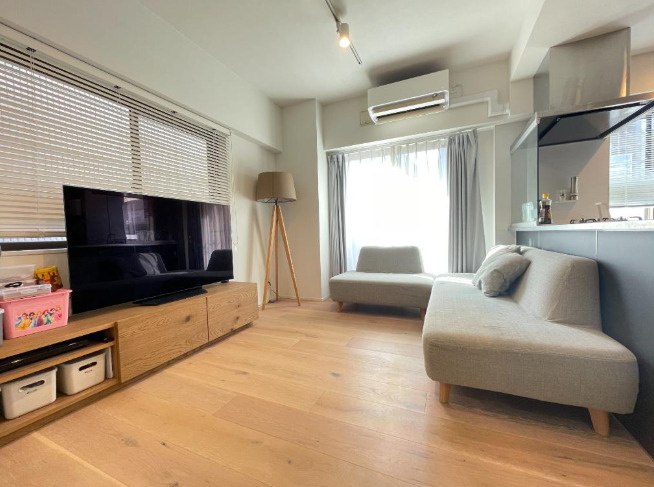 クイーンシティ本所・親水公園の居間・リビング