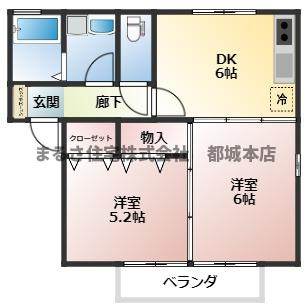 セジュール楽楽 の間取り