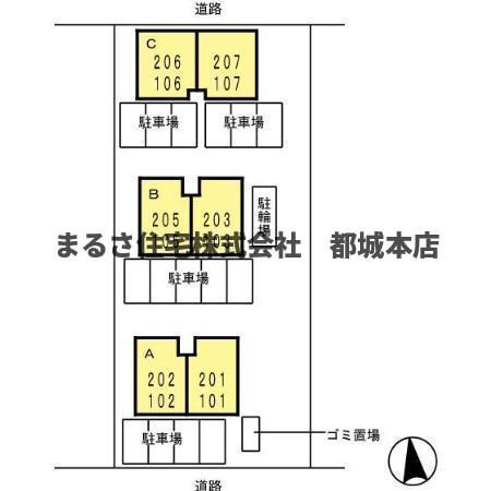 セジュール楽楽 の区画図