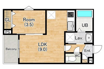 シエーナ川西美園の間取り