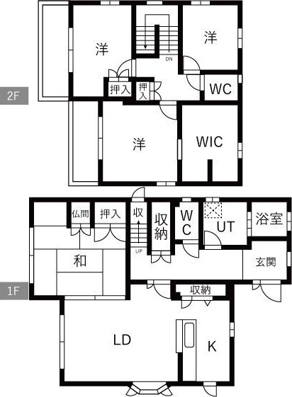三好丘桜二丁目戸建ての間取り