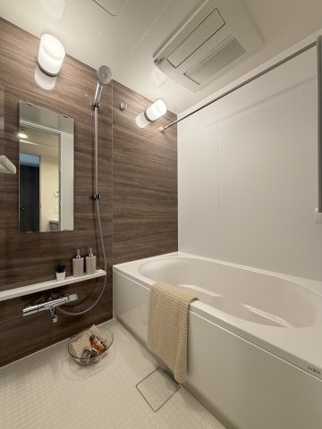 リーフシティ市川　ザ・レジデンスの浴室|モデルルームです。家具付ではございません。