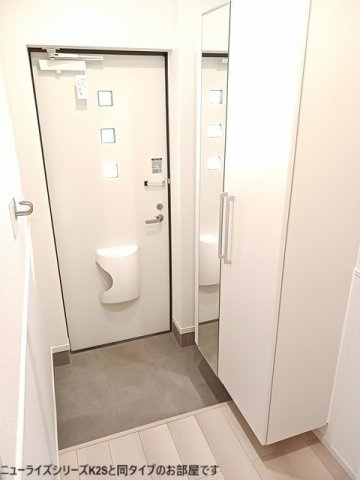 仮）根木内アパートの玄関|きれいな玄関です